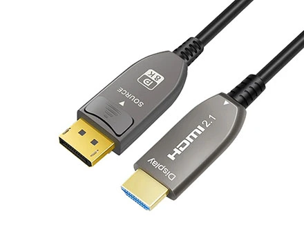 8K Fiber Active Optical HDMI to Displayport cable