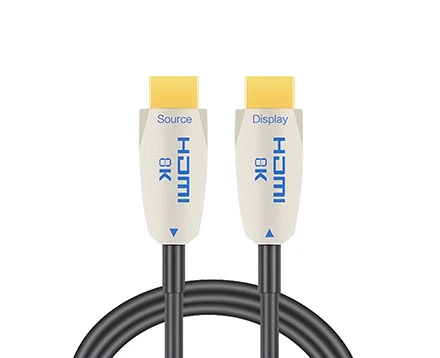 8K HDMI 2.1 Fiber Optical Cable White Shell