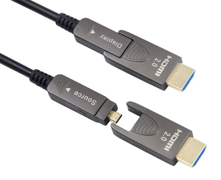 Detachable 4K Fiber Active Optical HDMI Extension Cable A-D