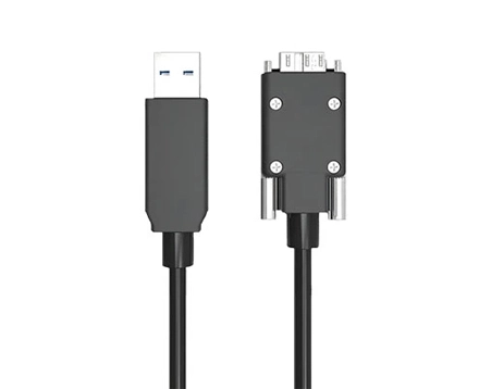 USB3.0 Hybrid Active Optical Cable with Screw Locking