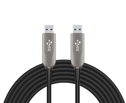 USB3.2 AM to AM Fiber Active Optical Extension Cable