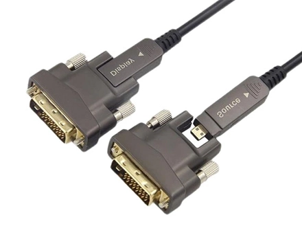 DVI-DVI Active Optical Cable Mini HDMI with DVI Adapter