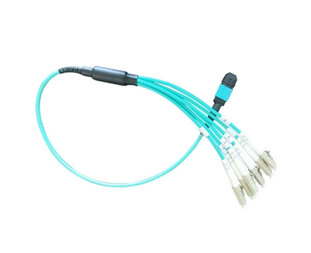 MPO Breakout Cable MPO to LC 6 Strand Multimode OM3 Fiber