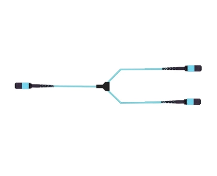 Pure Fiber Optic MPO to 8k HDMI Splitter Cable 1 to 2