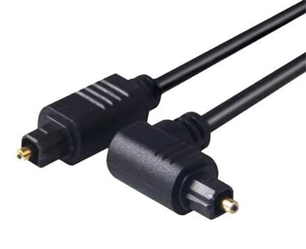 Angled Digital Toslink Optical Audio Cable