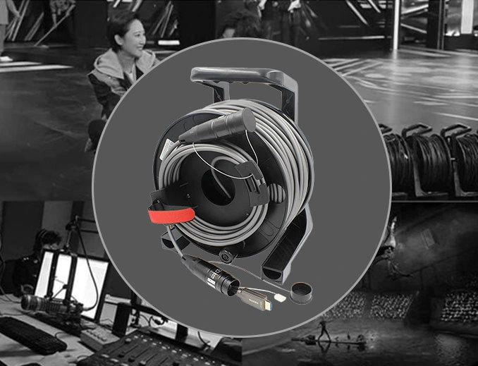 Tangle-Free HDMI AOC Drum for Easy Cable Access and Organization