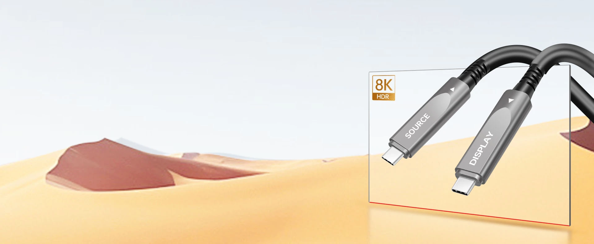 Fiber Optic USB C Cable