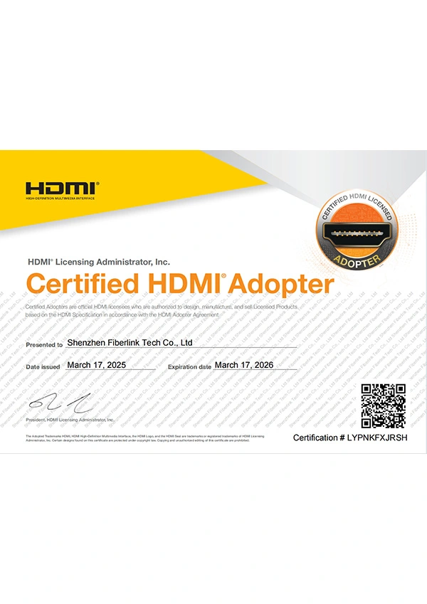 Certified HDMI Adopter